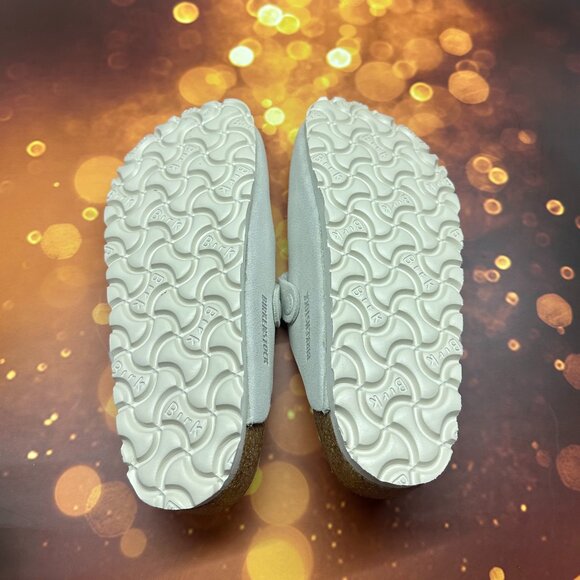 🎁Birkenstock Boston Soft Shoes Suede Sandals Clogs Mules  Black - Picture 4 of 5